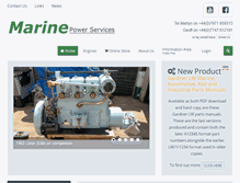 Tablet Screenshot of marinepowerservices.co.uk